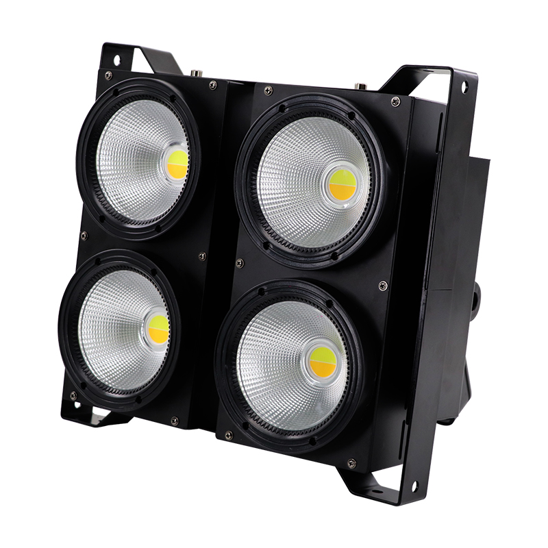 A-2 Four Eye 4x100W White Cob Stage Audience LED Matrix Light DMX Blinder Stage Lights